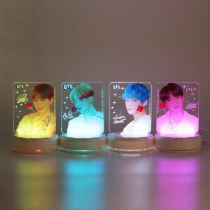 Bangtan Boys X Colorful LED Acrylic Night Light